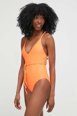 Zdjęcie produktu Answear Lab strój kąpielowy kolor pomarańczowy lekko usztywniona miseczka