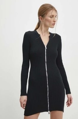 Zdjęcie produktu Answear Lab sukienka bawełniana kolor czarny mini dopasowana