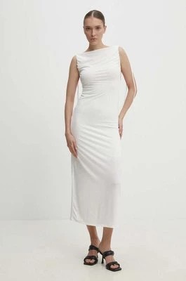Zdjęcie produktu Answear Lab sukienka kolor biały maxi dopasowana
