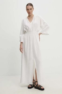 Zdjęcie produktu Answear Lab sukienka kolor biały maxi oversize