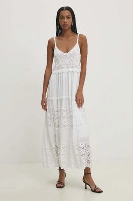Zdjęcie produktu Answear Lab sukienka kolor biały maxi rozkloszowana