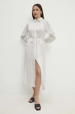 Zdjęcie produktu Answear Lab sukienka kolor biały midi oversize