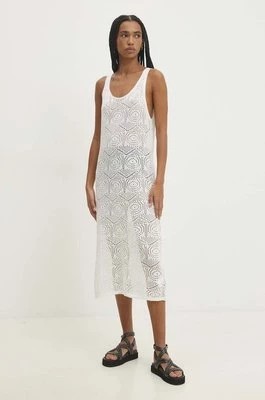 Zdjęcie produktu Answear Lab sukienka kolor biały midi prosta