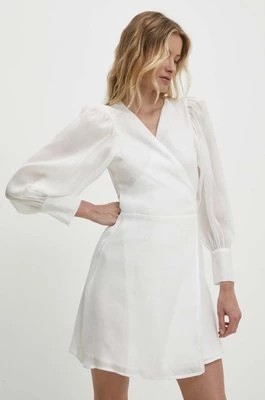 Zdjęcie produktu Answear Lab sukienka kolor biały mini rozkloszowana