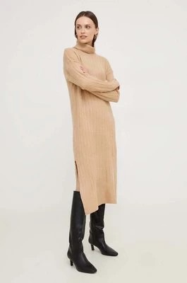 Zdjęcie produktu Answear Lab sukienka kolor brązowy mini prosta