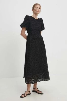 Zdjęcie produktu Answear Lab sukienka kolor czarny maxi rozkloszowana