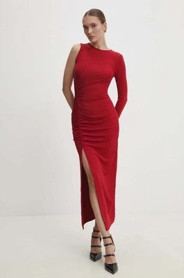 Zdjęcie produktu Answear Lab sukienka kolor czerwony maxi dopasowana
