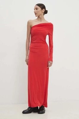 Zdjęcie produktu Answear Lab sukienka kolor czerwony maxi dopasowana