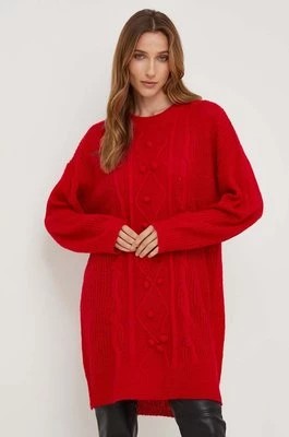 Zdjęcie produktu Answear Lab sukienka kolor czerwony mini oversize