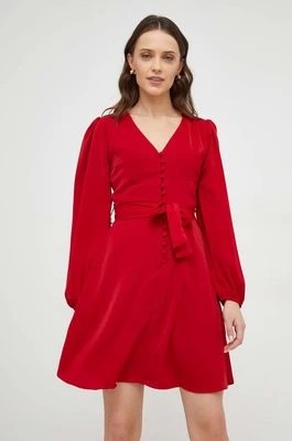 Zdjęcie produktu Answear Lab sukienka kolor czerwony mini rozkloszowana