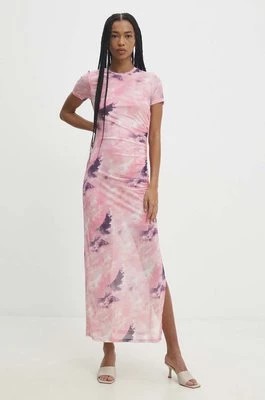 Zdjęcie produktu Answear Lab sukienka kolor różowy maxi dopasowana