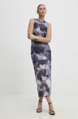 Zdjęcie produktu Answear Lab sukienka kolor szary maxi dopasowana