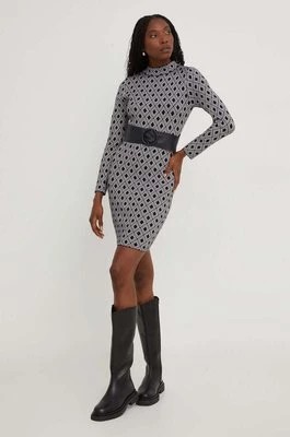 Zdjęcie produktu Answear Lab sukienka kolor szary mini dopasowana