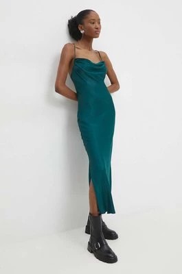 Zdjęcie produktu Answear Lab sukienka kolor turkusowy maxi rozkloszowana