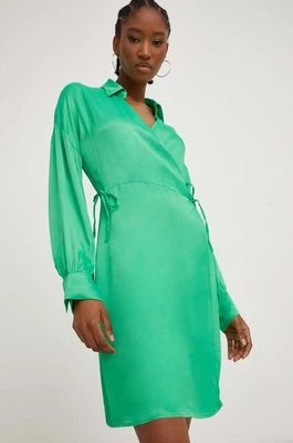 Zdjęcie produktu Answear Lab sukienka kolor zielony mini prosta