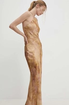 Zdjęcie produktu Answear Lab sukienka kolor złoty maxi prosta