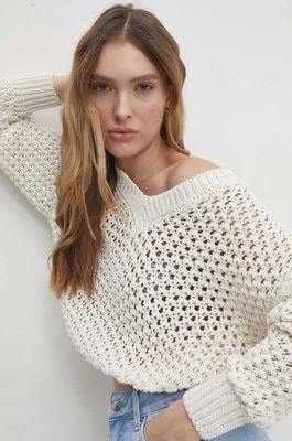 Zdjęcie produktu Answear Lab sweter damski kolor beżowy ciepły