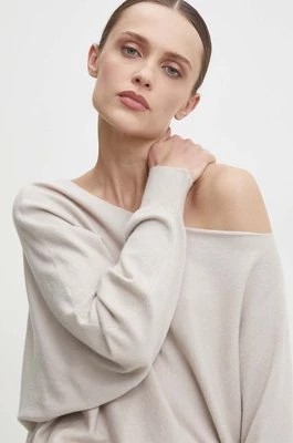 Zdjęcie produktu Answear Lab sweter damski kolor beżowy lekki