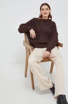 Zdjęcie produktu Answear Lab sweter damski kolor brązowy ciepły
