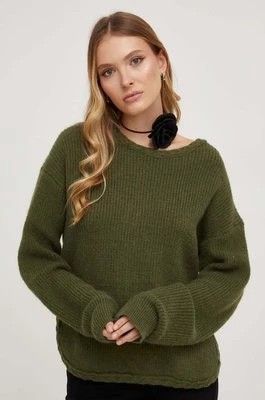 Zdjęcie produktu Answear Lab sweter damski kolor zielony lekki