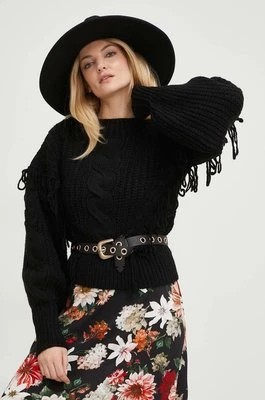 Zdjęcie produktu Answear Lab sweter z wełną damski kolor czarny ciepły
