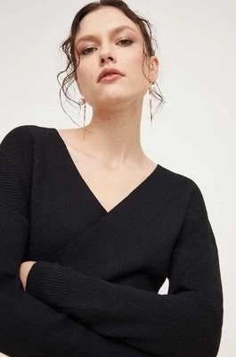 Zdjęcie produktu Answear Lab sweter z wełną kolor czarny lekki