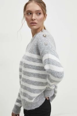 Zdjęcie produktu Answear Lab sweter z wełną kolor szary lekki