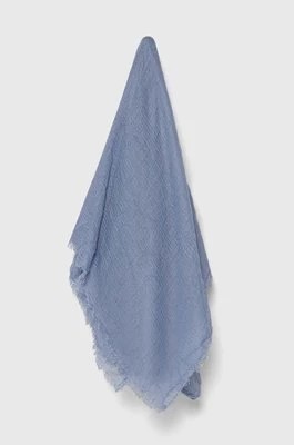 Zdjęcie produktu Answear Lab szal damski kolor niebieski gładki