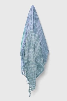 Zdjęcie produktu Answear Lab szal damski kolor turkusowy wzorzysty