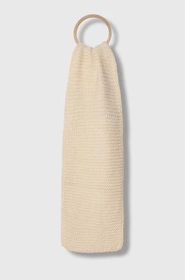 Zdjęcie produktu Answear Lab szalik z wełną kolor beżowy gładki