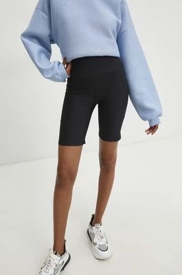 Zdjęcie produktu Answear Lab szorty damskie kolor czarny gładkie high waist