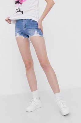 Zdjęcie produktu Answear Lab Szorty jeansowe damskie gładkie high waist