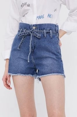 Zdjęcie produktu Answear Lab Szorty jeansowe damskie gładkie high waist