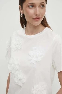 Zdjęcie produktu Answear Lab t-shirt bawełniany kolor biały