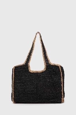 Zdjęcie produktu Answear Lab torba plażowa kolor czarny