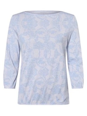 Zdjęcie produktu Apriori Damska koszulka z długim rękawem Kobiety Bawełna niebieski wzorzysty,