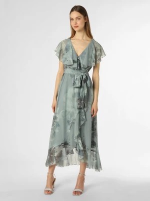 Zdjęcie produktu Apriori Damska sukienka wieczorowa Kobiety Sztuczne włókno zielony wzorzysty,