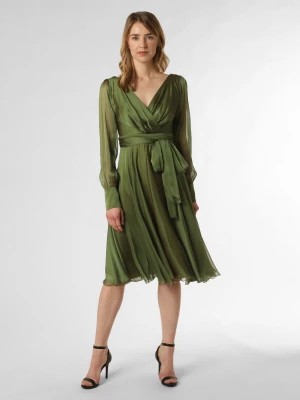 Zdjęcie produktu Apriori Damska sukienka wieczorowa Kobiety Szyfon zielony jednolity,