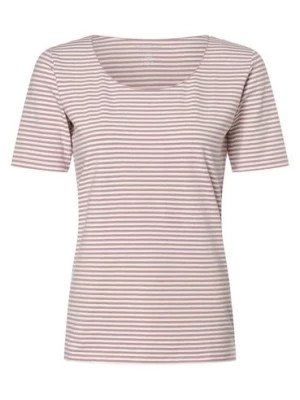Zdjęcie produktu Apriori T-shirt damski Kobiety Bawełna różowy|biały w paski,