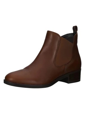 Zdjęcie produktu Ara Shoes Skórzane botki w kolorze brązowym rozmiar: 41