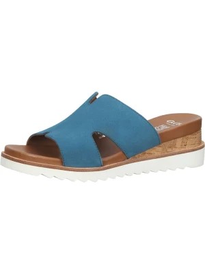 Zdjęcie produktu Ara Shoes Skórzane klapki w kolorze niebieskim rozmiar: 39