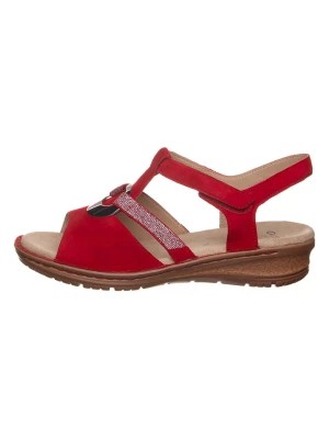 Zdjęcie produktu Ara Shoes Skórzane sandały w kolorze czerwonym rozmiar: 40