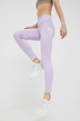 Zdjęcie produktu Arkk Copenhagen legginsy damskie kolor fioletowy gładkie