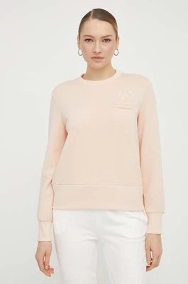 Zdjęcie produktu Armani Exchange bluza damska kolor beżowy gładka 3DYM17 YJEPZ