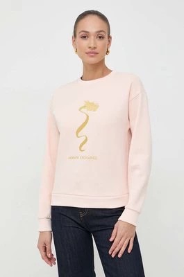 Zdjęcie produktu Armani Exchange bluza damska kolor różowy z aplikacją 3DYM40 YJU1Z
