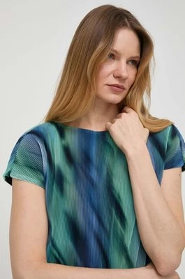 Zdjęcie produktu Armani Exchange bluzka damska kolor niebieski wzorzysta 3DYH10 YN8QZ