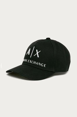 Zdjęcie produktu Armani Exchange czapka kolor czarny z aplikacją 954039 CC513 NOS