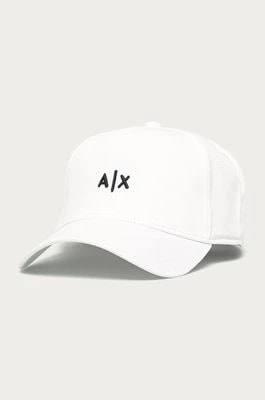 Zdjęcie produktu Armani Exchange czapka kolor biały z aplikacją 954112 CC571 NOS