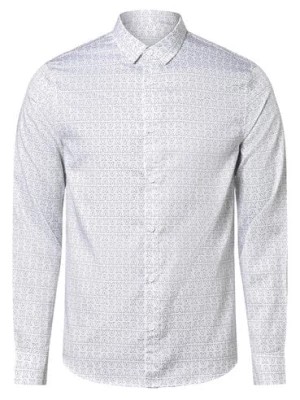 Zdjęcie produktu Armani Exchange Koszula męska Mężczyźni Regular Fit Bawełna biały wzorzysty,