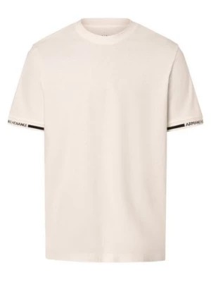 Zdjęcie produktu Armani Exchange Koszulka męska Mężczyźni Bawełna biały jednolity,